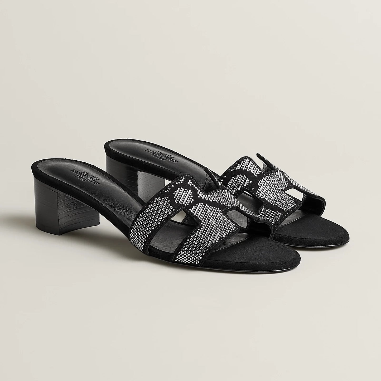 Noir/Cristal & Noir/Rose Oasis Sandal