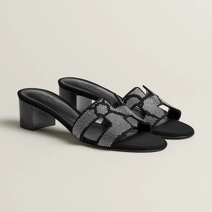 Noir/Cristal & Noir/Rose Oasis Sandal