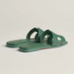 Vert Lierre - Orange Corail Oran sandal