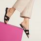 Noir & Rose Amarante Oran sandal