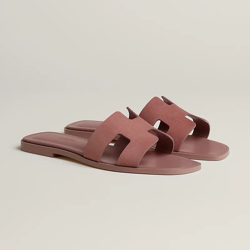 Vert Lierre - Rose Antique Oran sandal