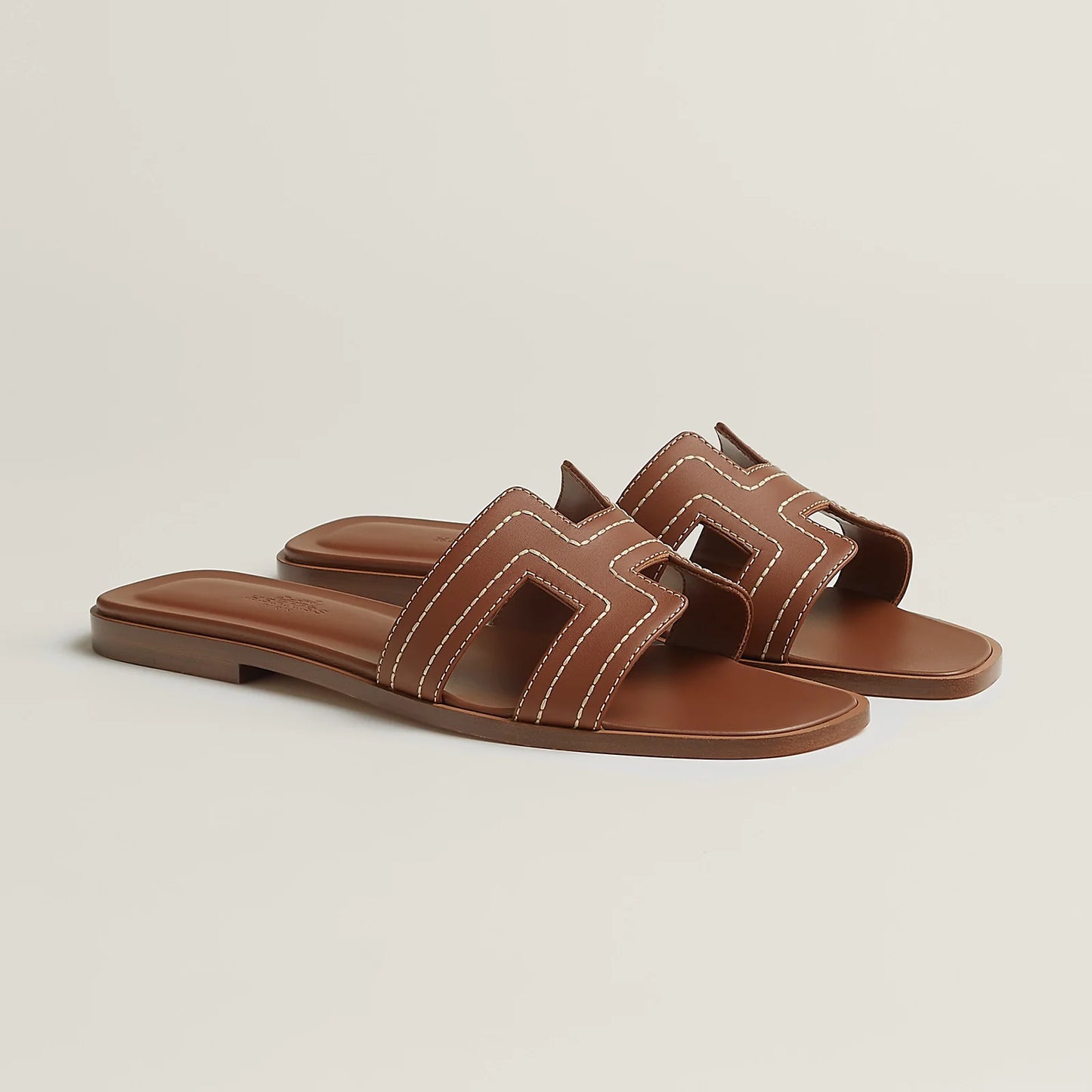 Gris Nuage - Rouge H/Naturel Oran sandal