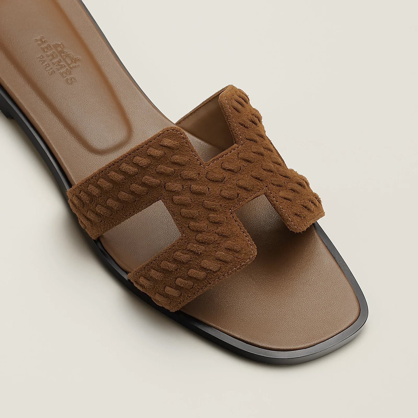 Brun Fumé & Rose Antique Oran sandal