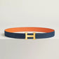 H Martelee Belt Buckle & Reversible Leather Strap 32 MM