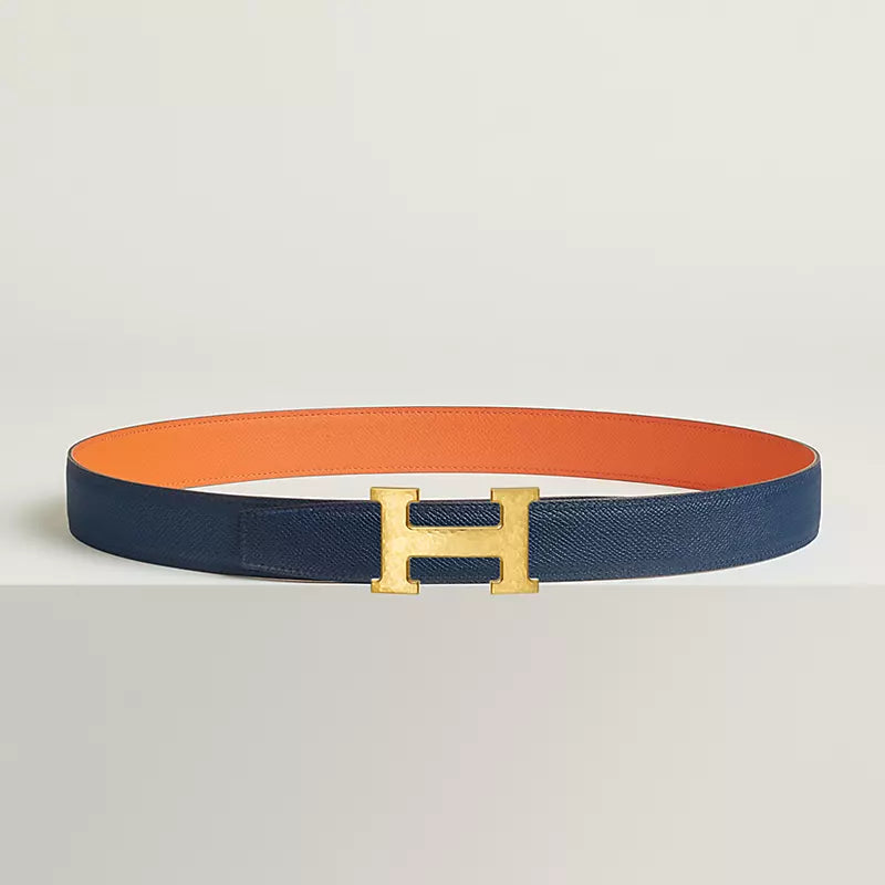 H Martelee Belt Buckle & Reversible Leather Strap 32 MM