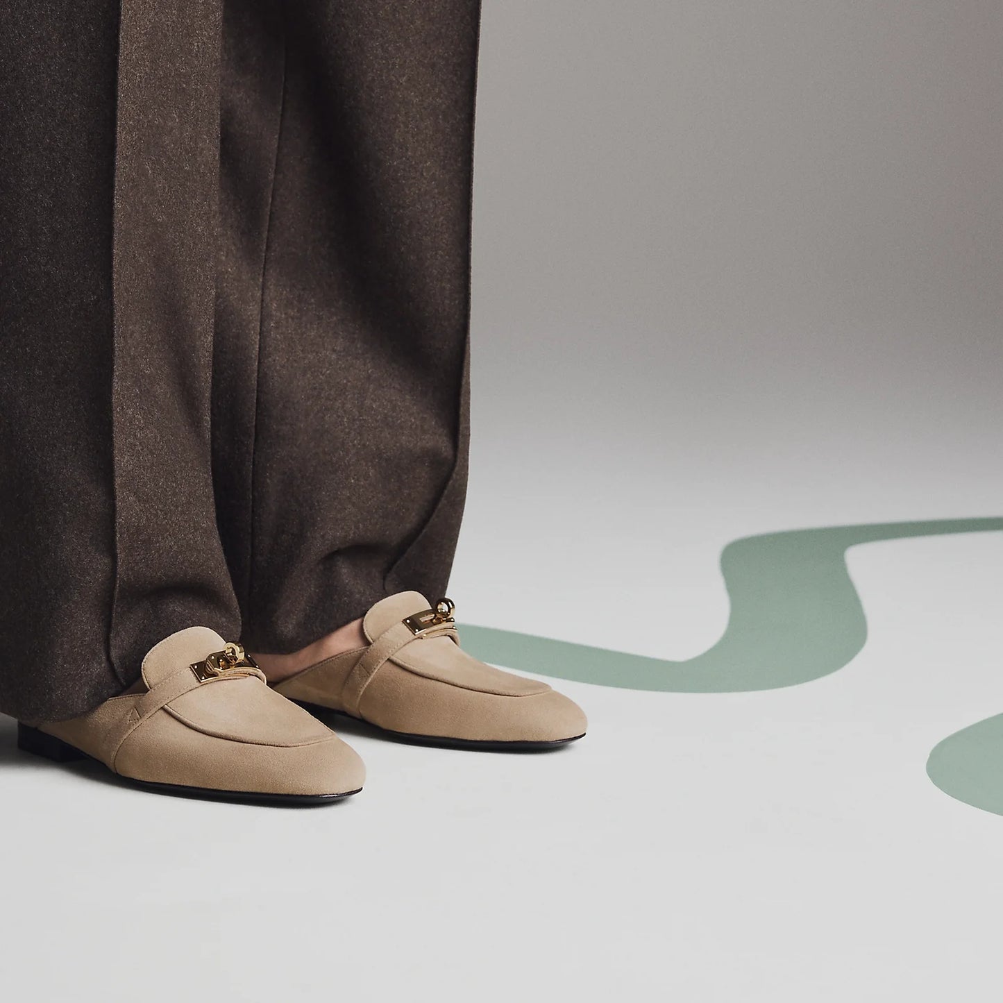 Beige Sable - Beige Perlino OZ Mule