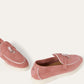 Pink Loafers Velvet