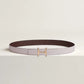 Mors H Belt Buckle & Reversible Leather Strap 24 MM