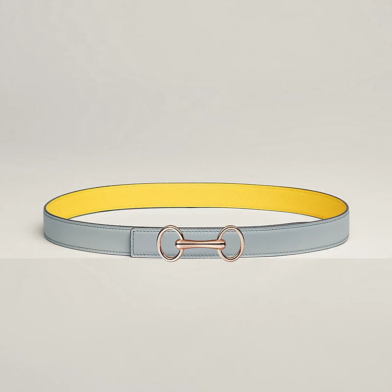 Heritage Belt Buckle & Reversible Leather Strap 24 MM