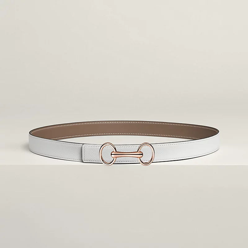 Heritage Belt Buckle & Reversible Leather Strap 24 MM