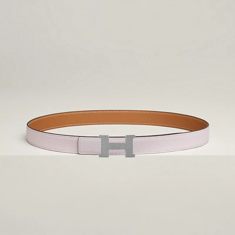 Mini Constance Guillochee Belt Buckle & Reversible Leather Strap 24 MM