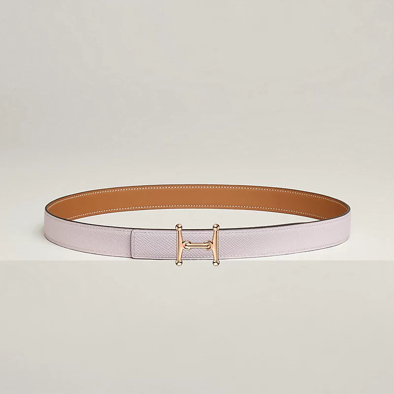 Mors H Belt Buckle & Reversible Leather Strap 24 MM