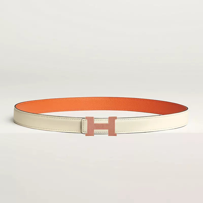 Mini Constance Guillochee Belt Buckle & Reversible Leather Strap 24 MM