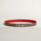 Heritage Belt Buckle & Reversible Leather Strap 24 MM