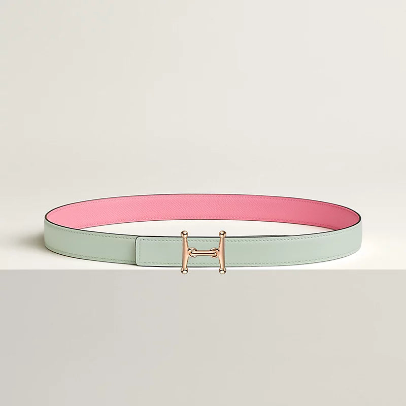 Mors H Belt Buckle & Reversible Leather Strap 24 MM