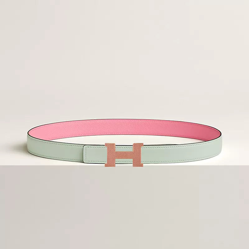 Mini Constance Guillochee Belt Buckle & Reversible Leather Strap 24 MM