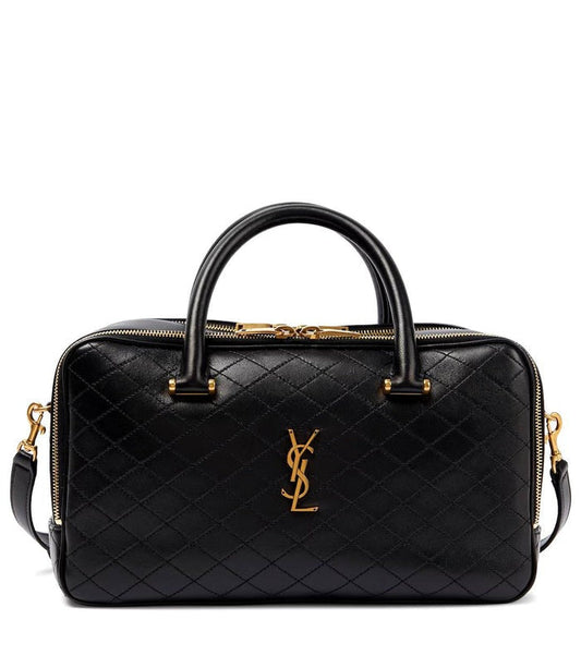 Saint Laurent Cassandre Leather Duffle Bag