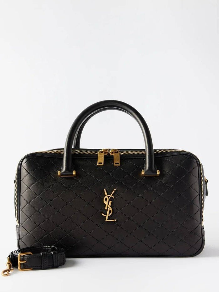 Saint Laurent Cassandre Leather Duffle Bag