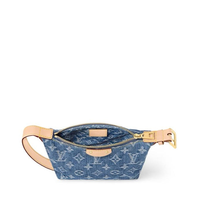 Hills Pochette Denim Blue Cross-Body Bag