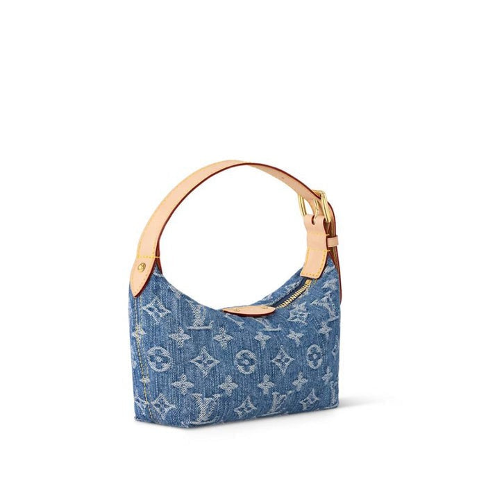 Hills Pochette Denim Blue Cross-Body Bag