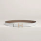 H Torsade Belt Buckle & Reversible Leather Strap 24 MM