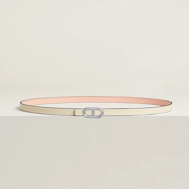 Maillon H Belt Buckle & Reversible Leather Strap 13 MM