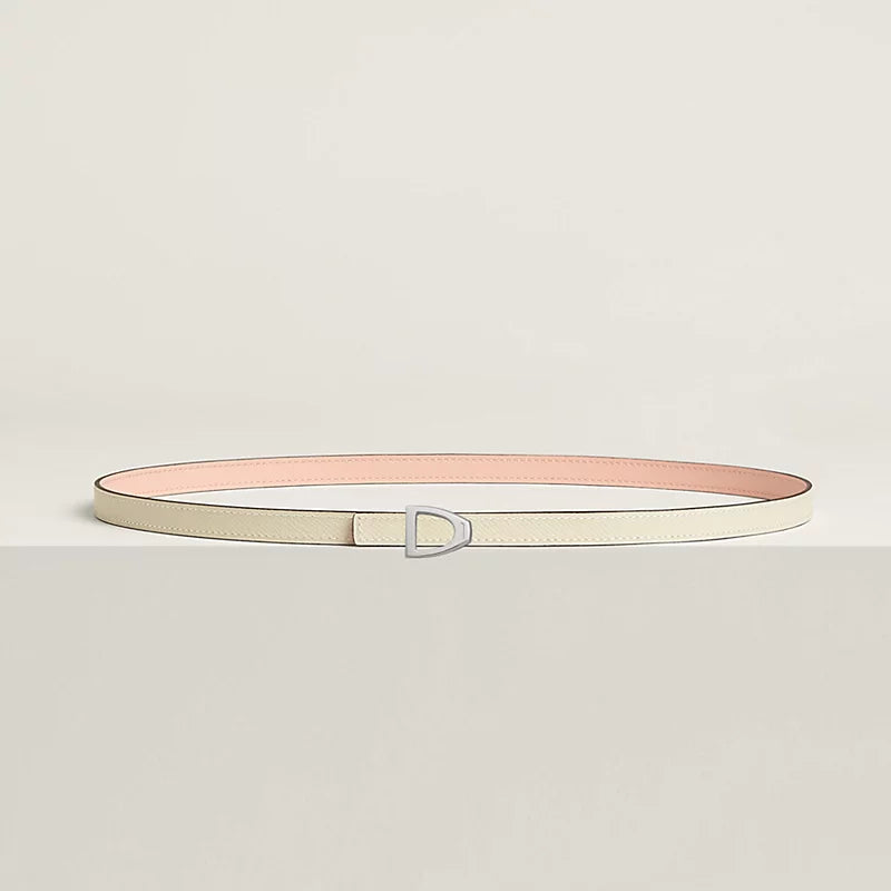 Cavaliere Belt Buckle & Reversible Leather Strap 13 MM