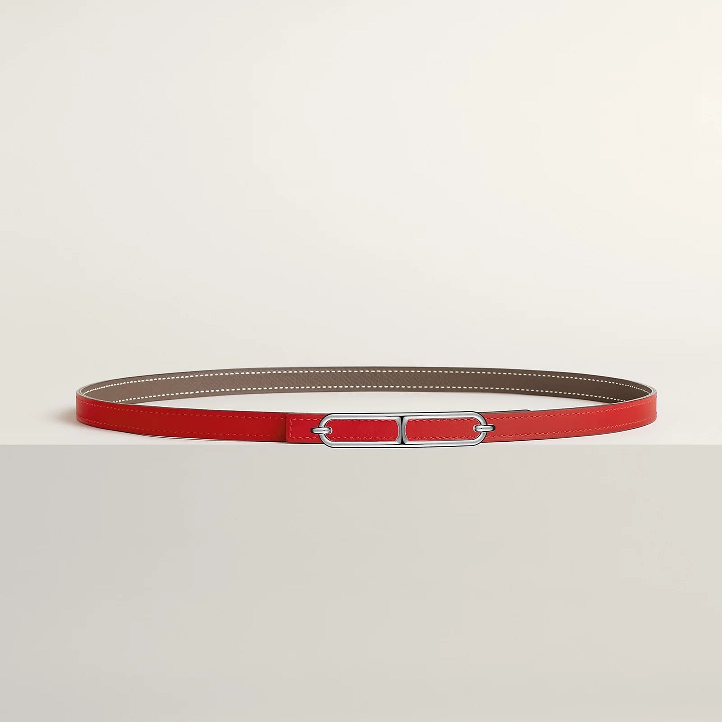 Roulis Belt Buckle & Reversible Leather Strap 13 MM