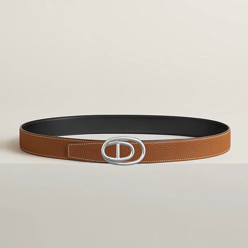 Odyssee Belt Buckle & Reversible Leather Strap 32 MM
