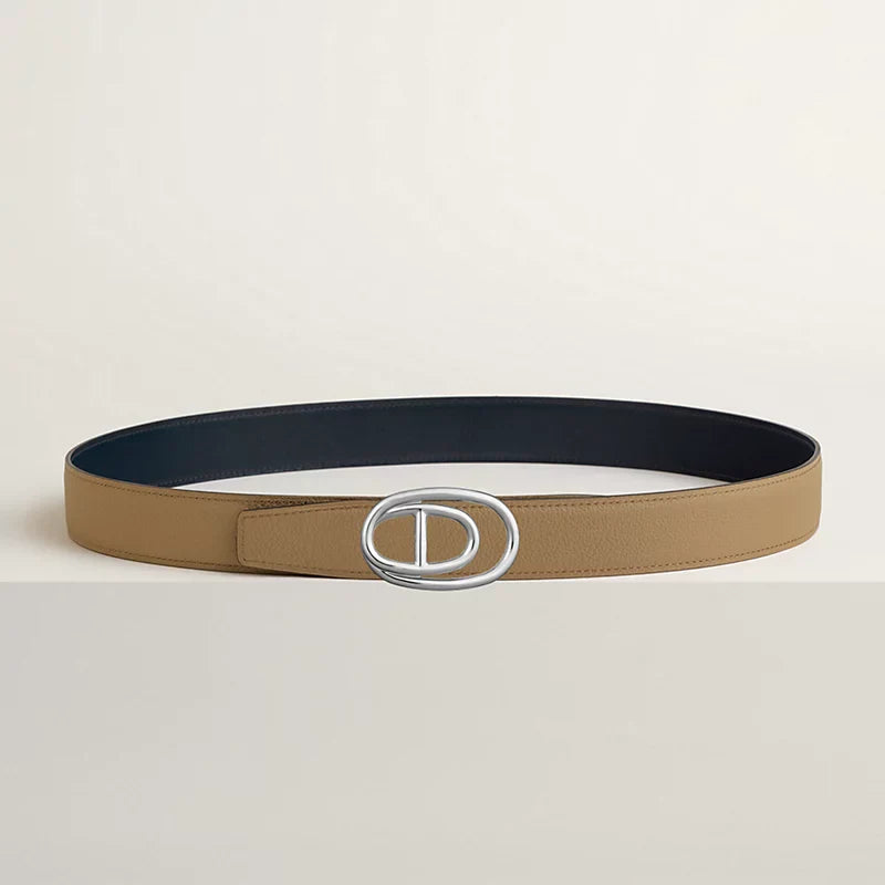 Odyssee Belt Buckle & Reversible Leather Strap 32 MM