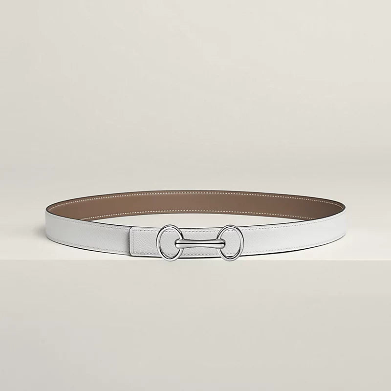 Heritage Belt Buckle & Reversible Leather Strap 24 MM