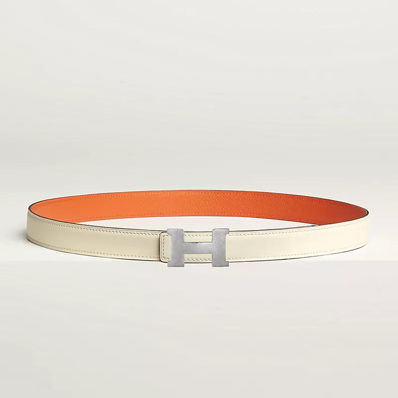Mini Constance Martelee Belt Buckle & Hermès Sur Mer Reversible Leather Strap 24 MM