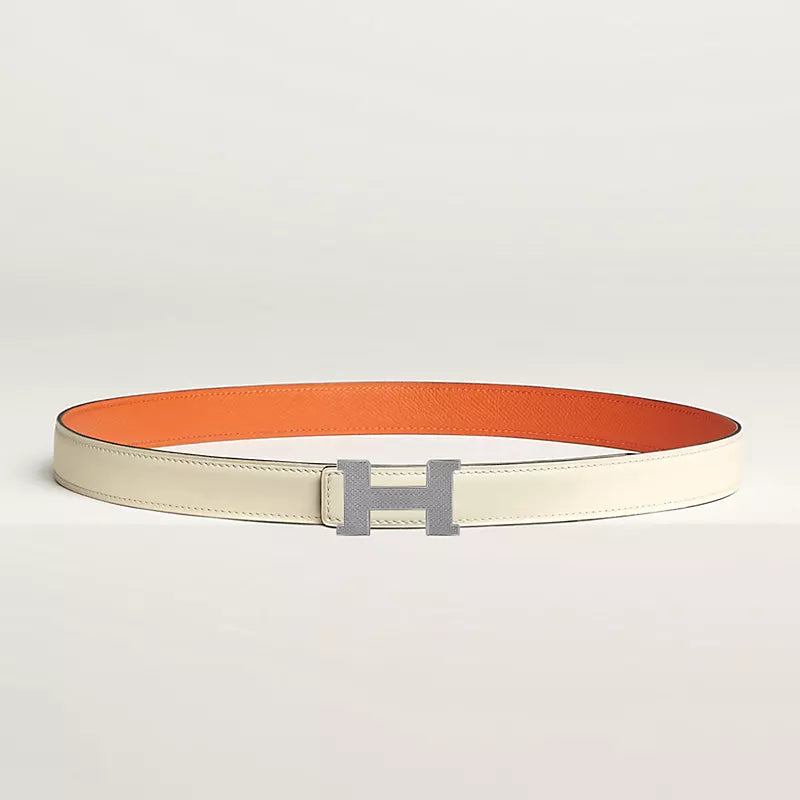 Mini Constance Guillochee Belt Buckle & Reversible Leather Strap 24 MM