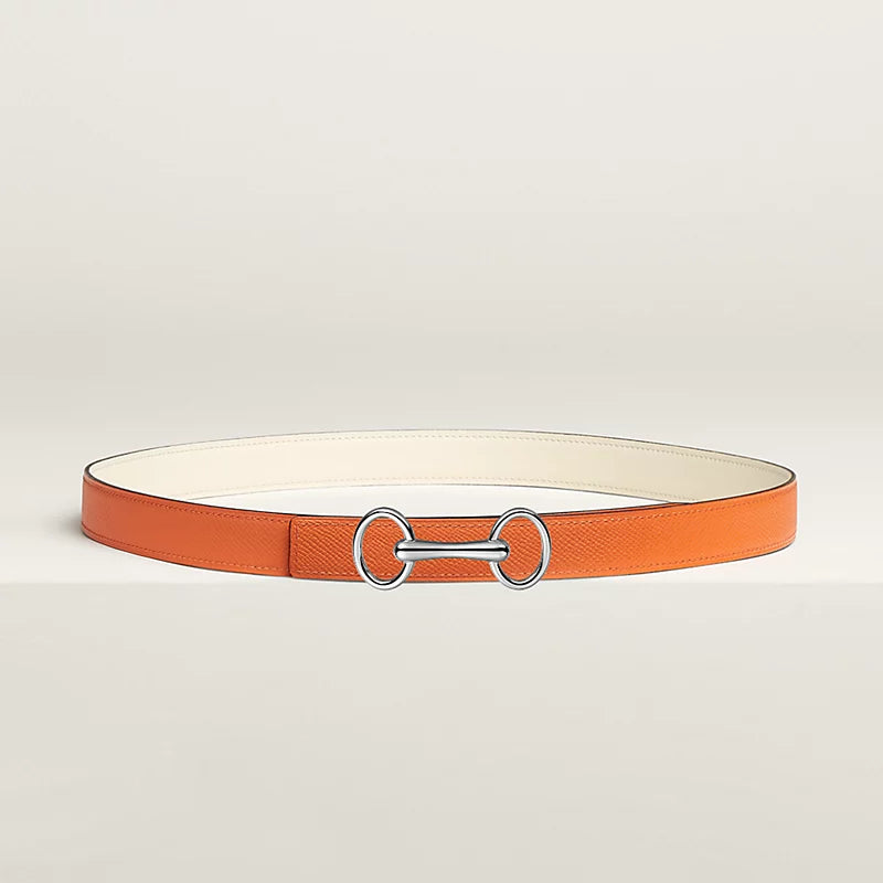 Heritage Belt Buckle & Reversible Leather Strap 24 MM