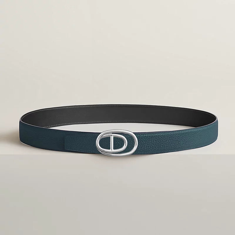Odyssee Belt Buckle & Reversible Leather Strap 32 MM
