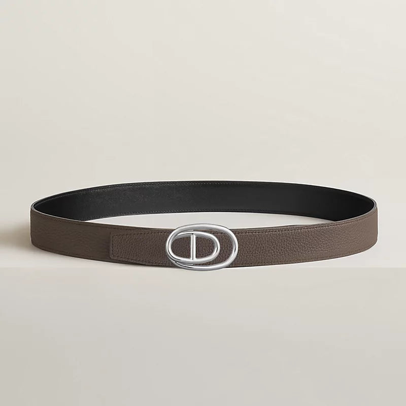 Odyssee Belt Buckle & Reversible Leather Strap 32 MM