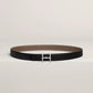 H Torsade Belt Buckle & Reversible Leather Strap 24 MM