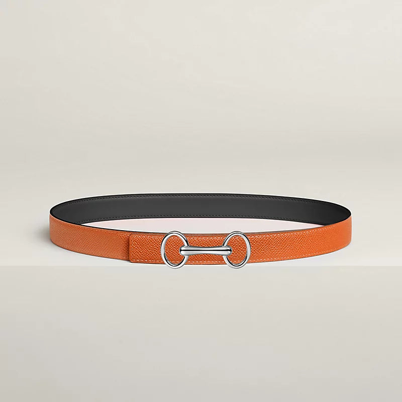 Heritage Belt Buckle & Reversible Leather Strap 24 MM