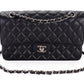 Quilted Classic Square Flap Bag in Leather