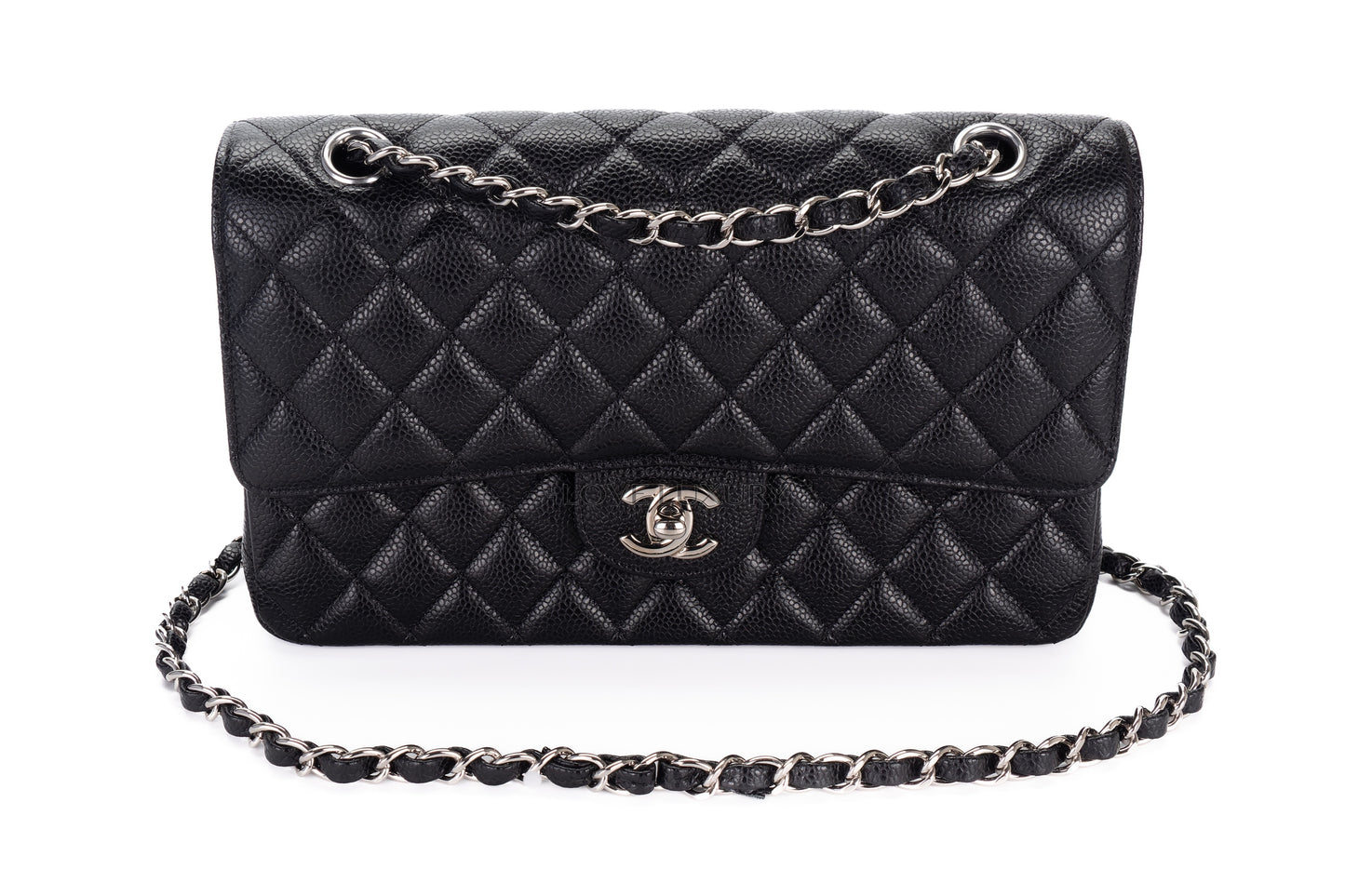 Quilted Classic Square Flap Bag in Leather