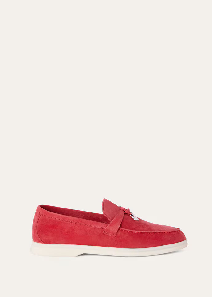 Tango Red - Lilac Wagasa Summer Charms Walk Loafer  Suede