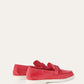 Tango Red - Lilac Wagasa Summer Charms Walk Loafer  Suede