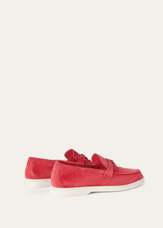Tango Red - Lilac Wagasa Summer Charms Walk Loafer  Suede
