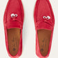 Tango Red - Lilac Wagasa Summer Charms Walk Loafer  Suede