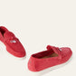 Tango Red - Lilac Wagasa Summer Charms Walk Loafer  Suede
