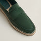 Vert Bouteille - Beige Sable  Trip Espadrille