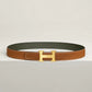 H Martelee Belt Buckle & Reversible Leather Strap 32 MM