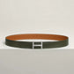 Hisseo Belt Buckle & Reversible Leather Strap 32 MM