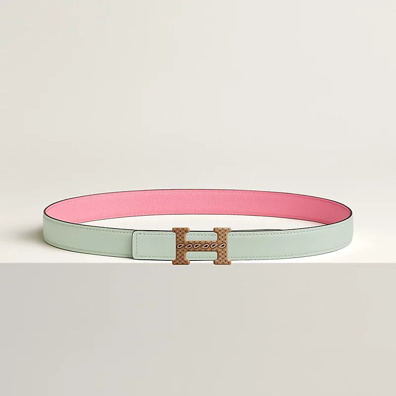 H Email Bandana belt buckle & Bandana leather strap 24 mm