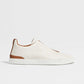 Off White - White  ZEGNA Deerskin Triple Stitch™ Sneakers